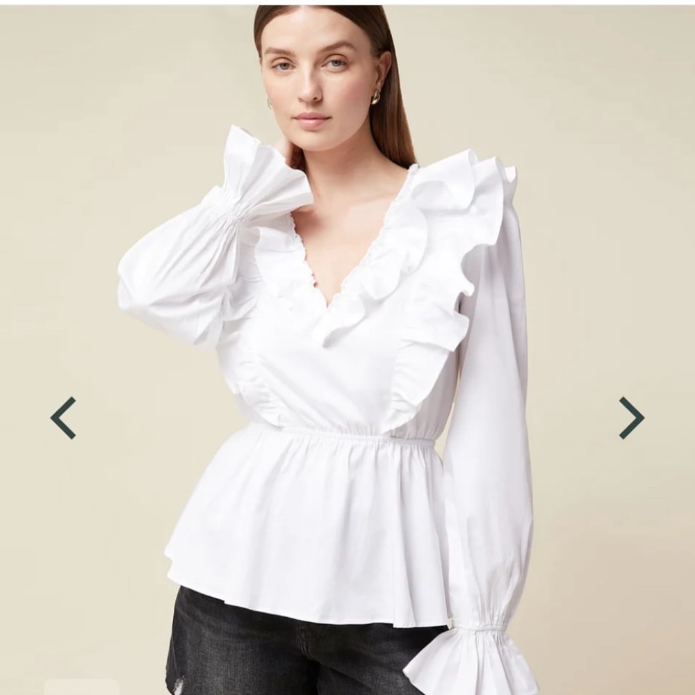 New Rachel Parcell Peplum Blouse